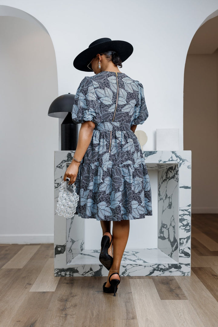 BUNMI AFRICAN PRINT MIDI DRESS - Especially Yours