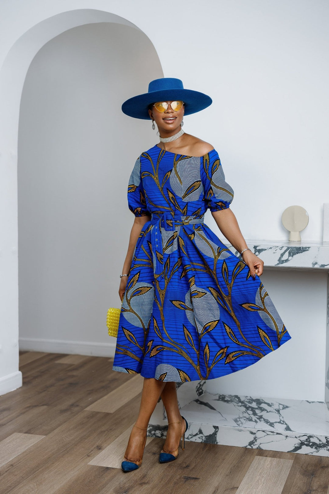 ROLU AFRICAN PRINT OFF SHOULDER DRESS - Especially Yours
