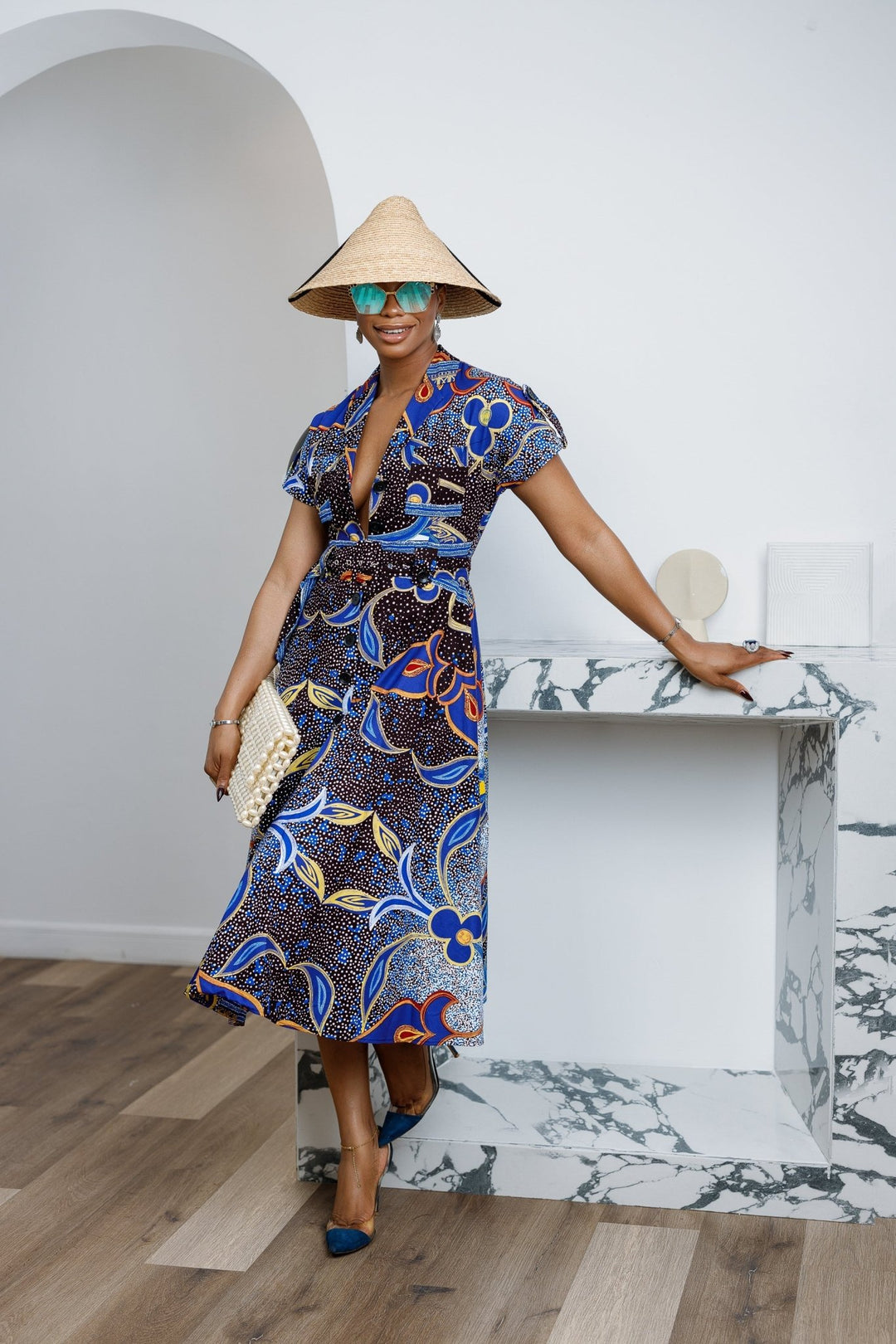 JULIET AFRICAN PRINT MIDI DRESS - Especially Yours