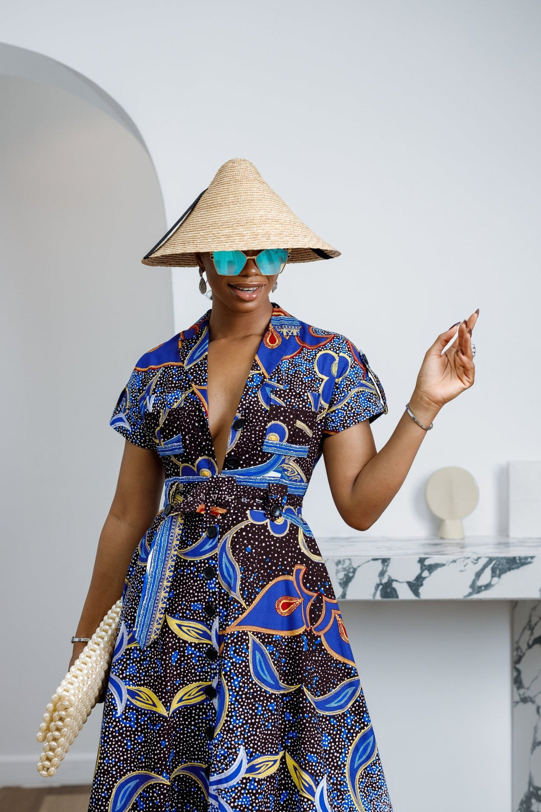 JULIET AFRICAN PRINT MIDI DRESS - Especially Yours