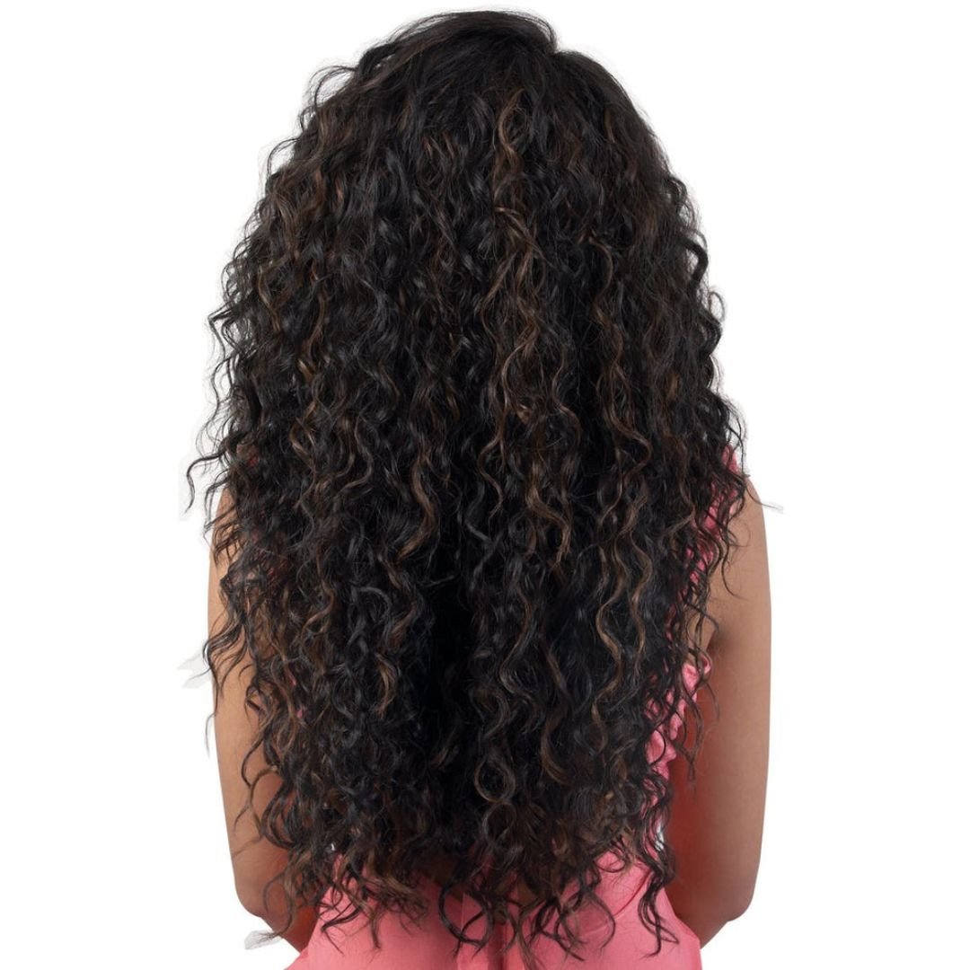 HB360L.MEG 360 Lace Human Hair Blend Long Curly Wig - MoTown Tress - Especially Yours