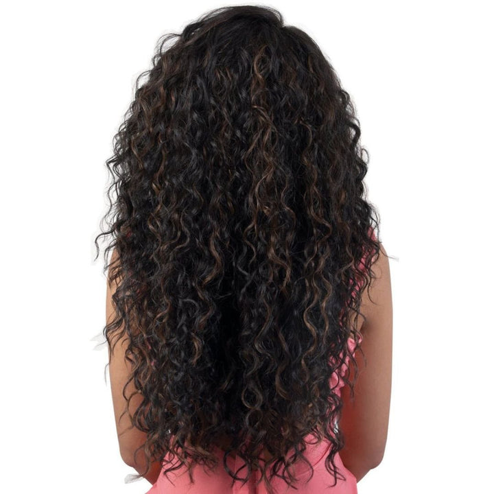 HB360L.MEG 360 Lace Human Hair Blend Long Curly Wig - MoTown Tress - Especially Yours