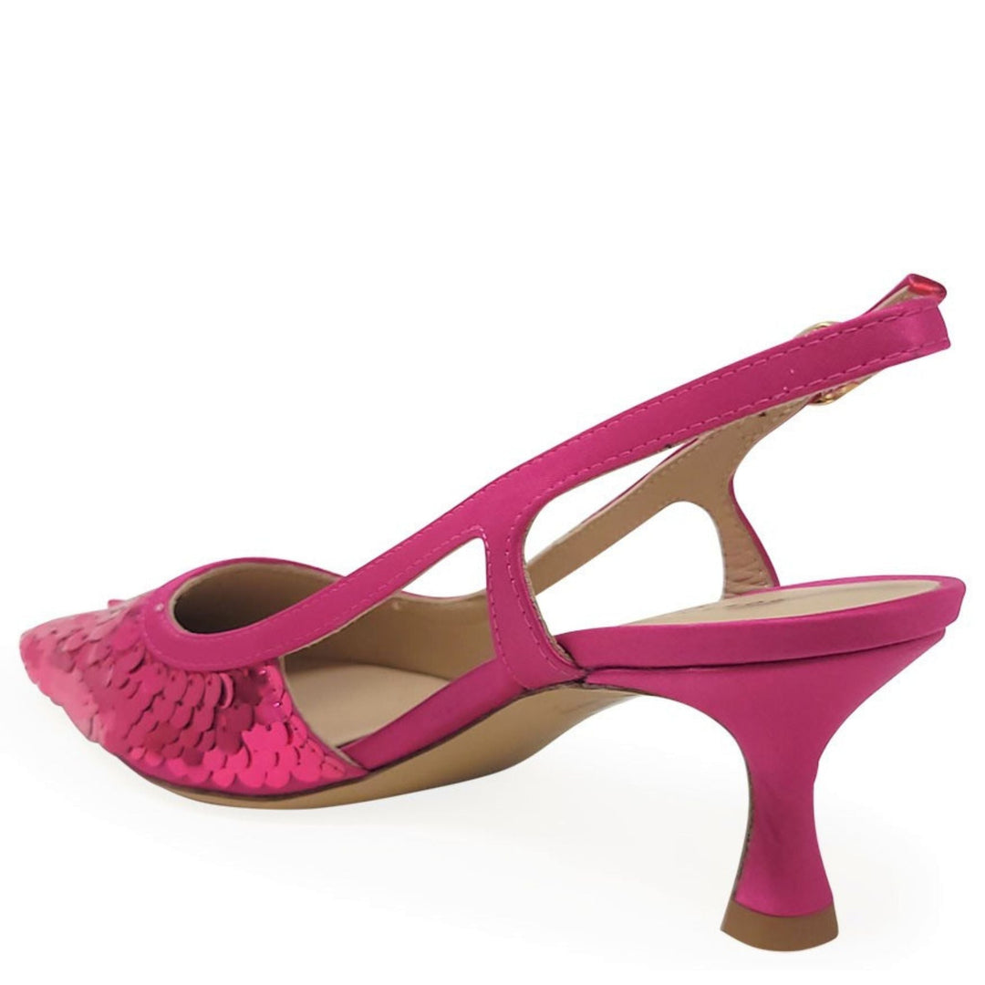 Roberto Festa Fuchsia Sequence Snip Slingback Heel - Especially Yours