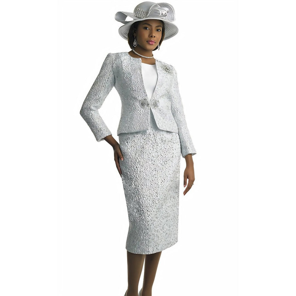 Designer Metallic Brocade Two - Piece Set by Lily & Taylor - Especially Yours