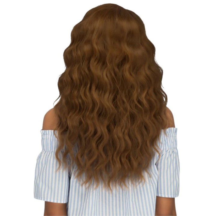 22 Inch Layered Loose Deep Wave Wig with Bangs by Amore Mio