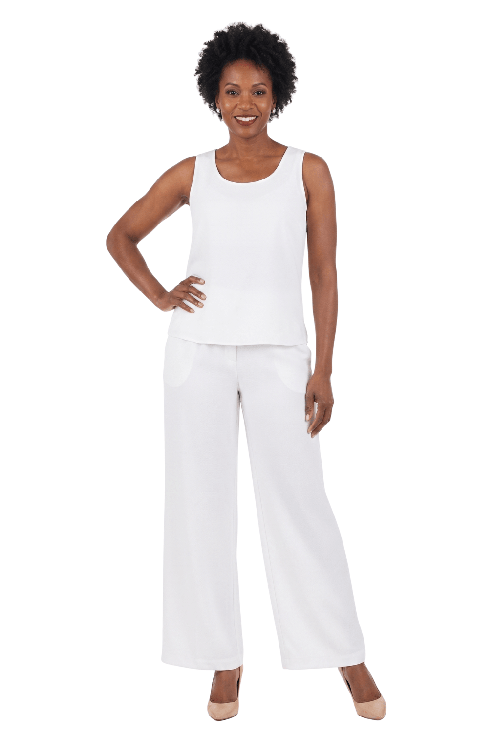4pc Suit Set - Jkt, Cami, Skirt, Pants - Plus - Especially Yours