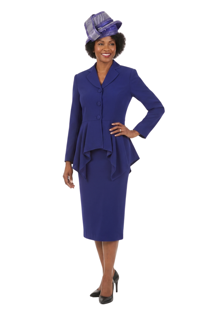 2pc Notch Collar 3-button Uneven Jkt Sweep Suit