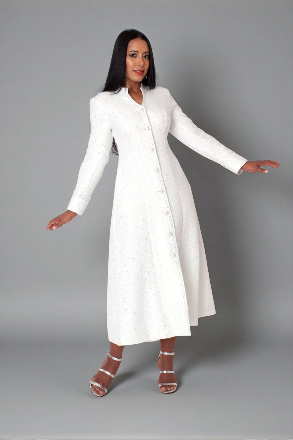 Elegant Charm Tweed Church Robe - 41032 - Especially Yours