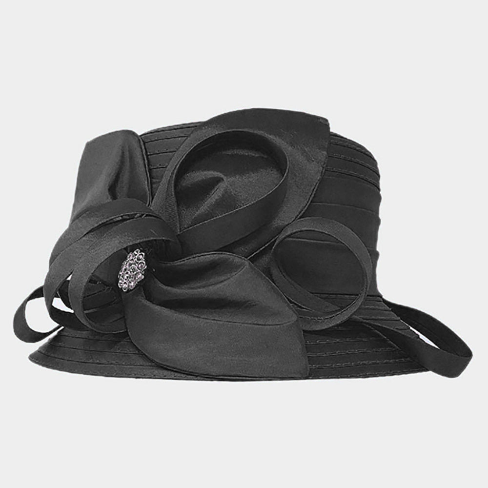 Bow Accented Dressy Hat - Especially Yours
