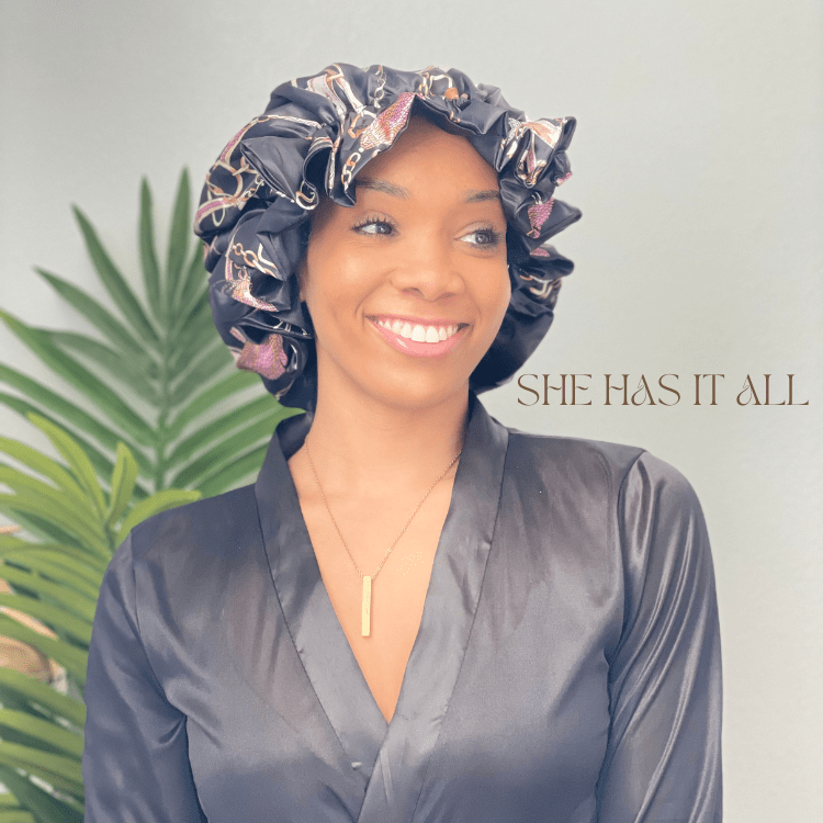 Garden Peach All Satin Bonnet - Especially Yours