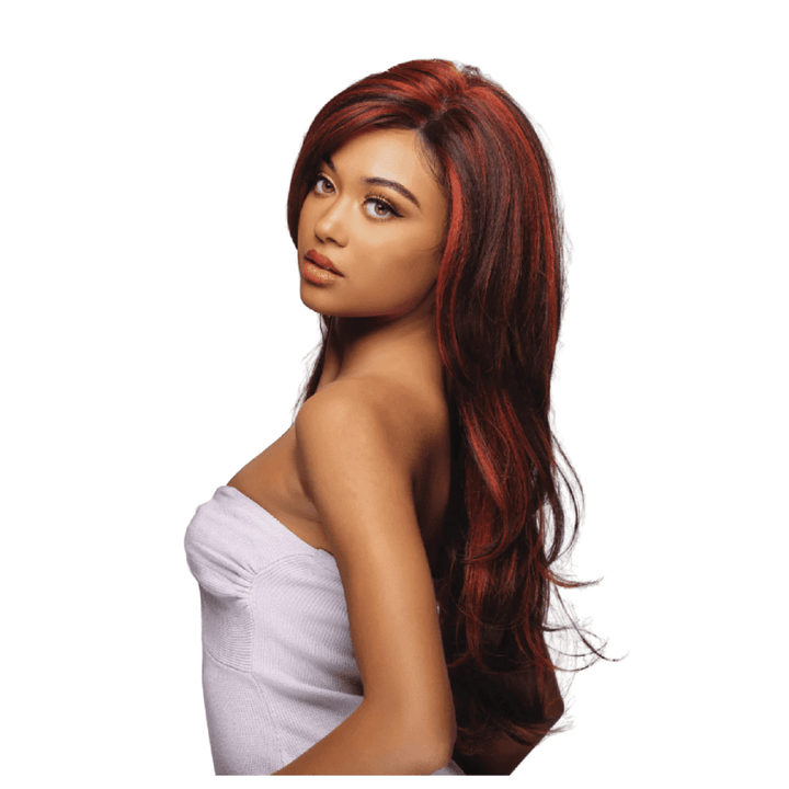 10X6 PRECUT-120 24" Layered Straight Braided Crown HD Lace Wig - Vivica A. Fox - Especially Yours