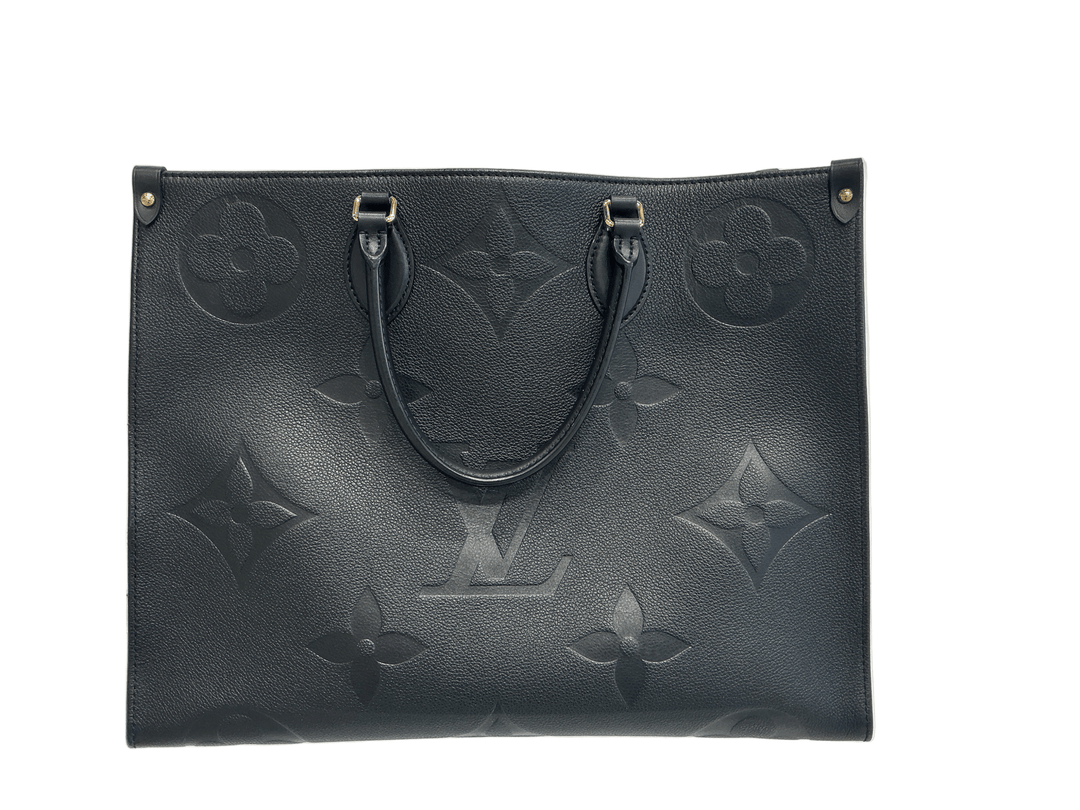 Louis Vuitton OnTheGo GM Emp. Leather Noir - Especially Yours
