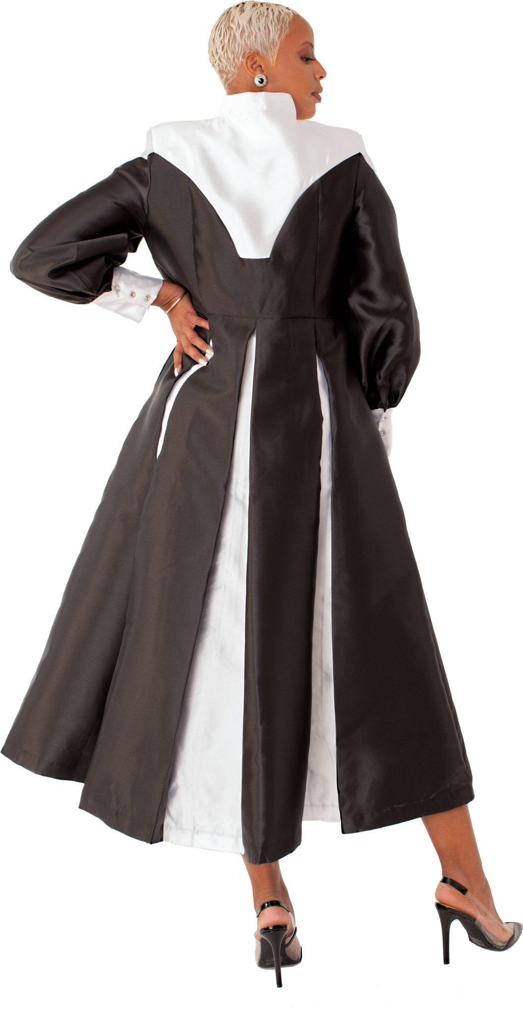 Plus Size Two - Toned Woven Cassock Robe - 4802W - Especially Yours