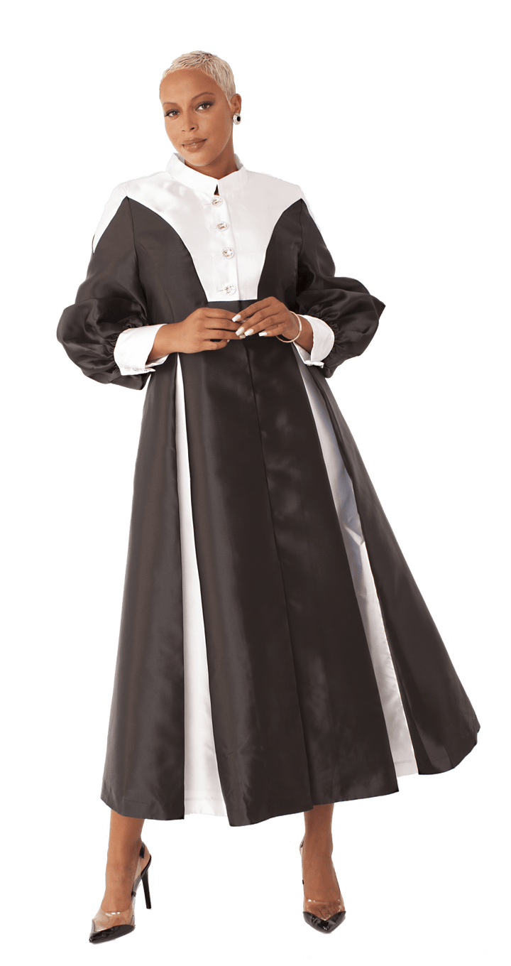 Two - Toned Woven Cassock Robe - 4802 - Especially Yours