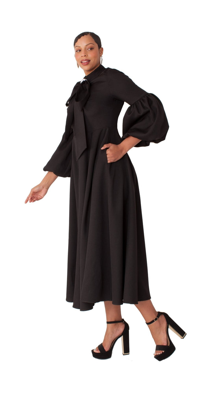 Plus Size Modest Clergy Dress with Bell Sleeves – 4846W - Especially Yours