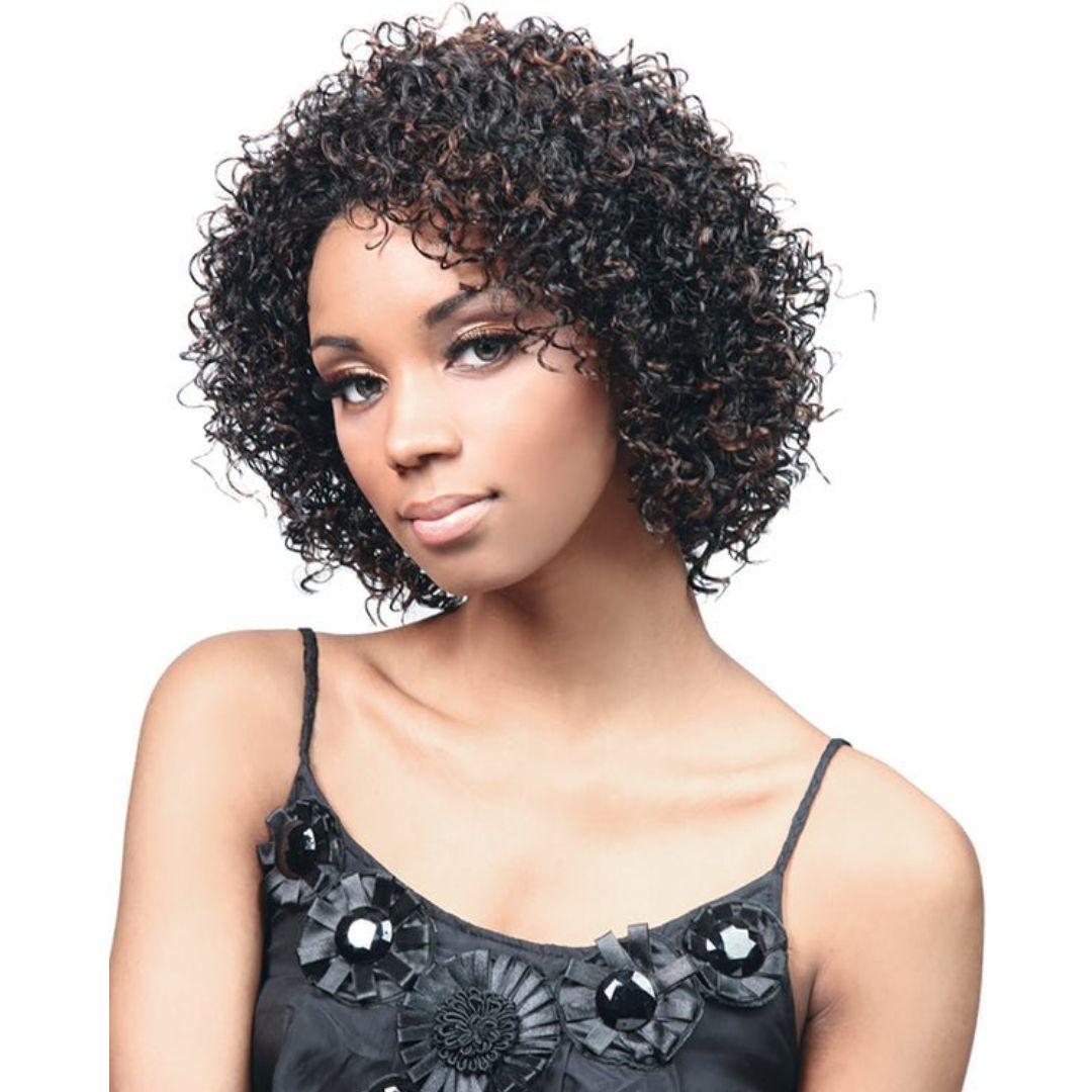 FXLB - 206 Bang Medium Curly Flex Synthetic Wig - MoTown Tress - Especially Yours
