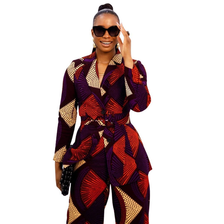 ZYLA AFRICAN PRINT SUIT SET - Especially Yours