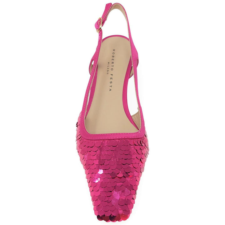 Roberto Festa Fuchsia Sequence Snip Slingback Heel - Especially Yours