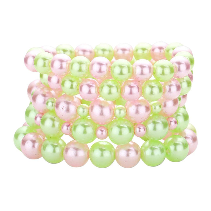 5PCS - Pearl Stretch Bracelets - Especially Yours