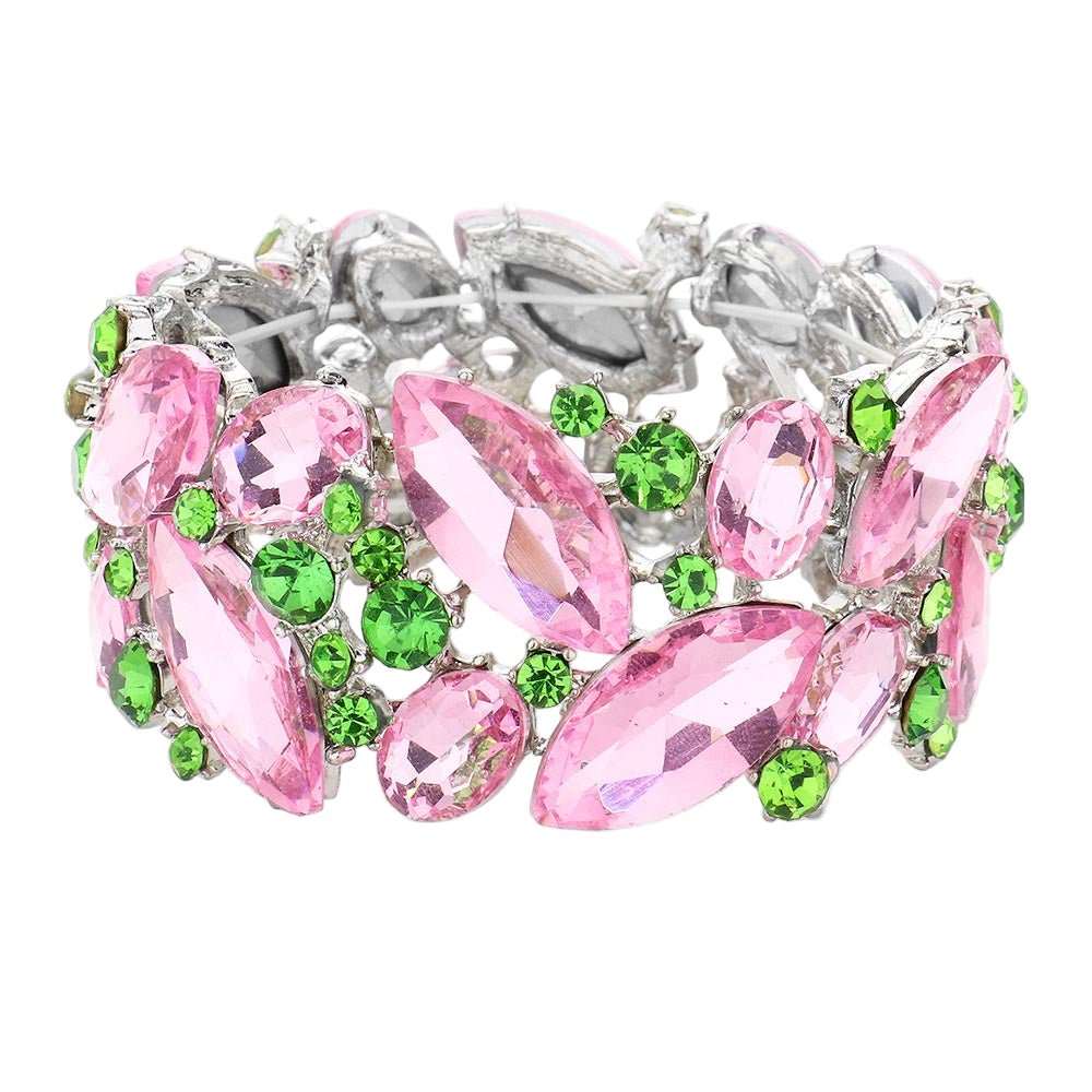 Marquise Crystal Stretch Evening Bracelet - Especially Yours