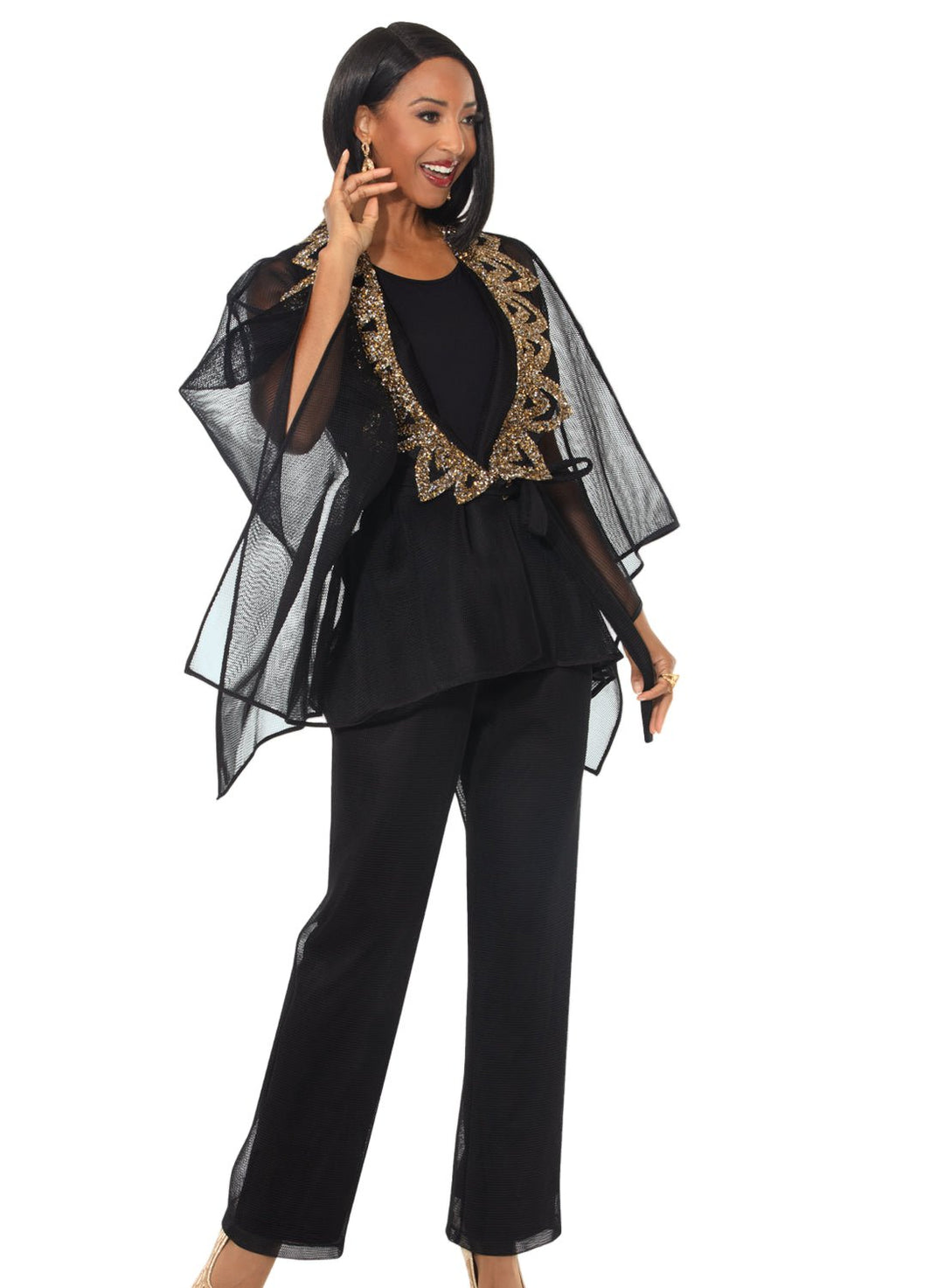 Donna Vinci Couture, Style 5866 - 3pc. Jacket, Cami & Pant Set - Especially Yours