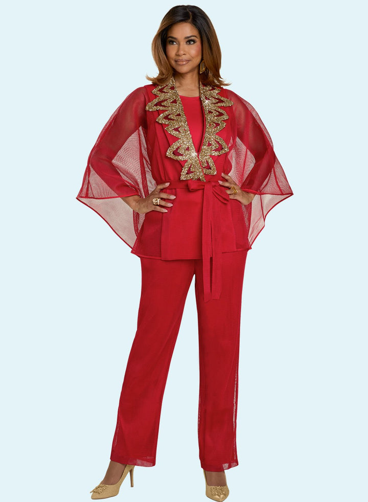 Donna Vinci Couture, Style 5866 - 3pc. Jacket, Cami & Pant Set - Especially Yours