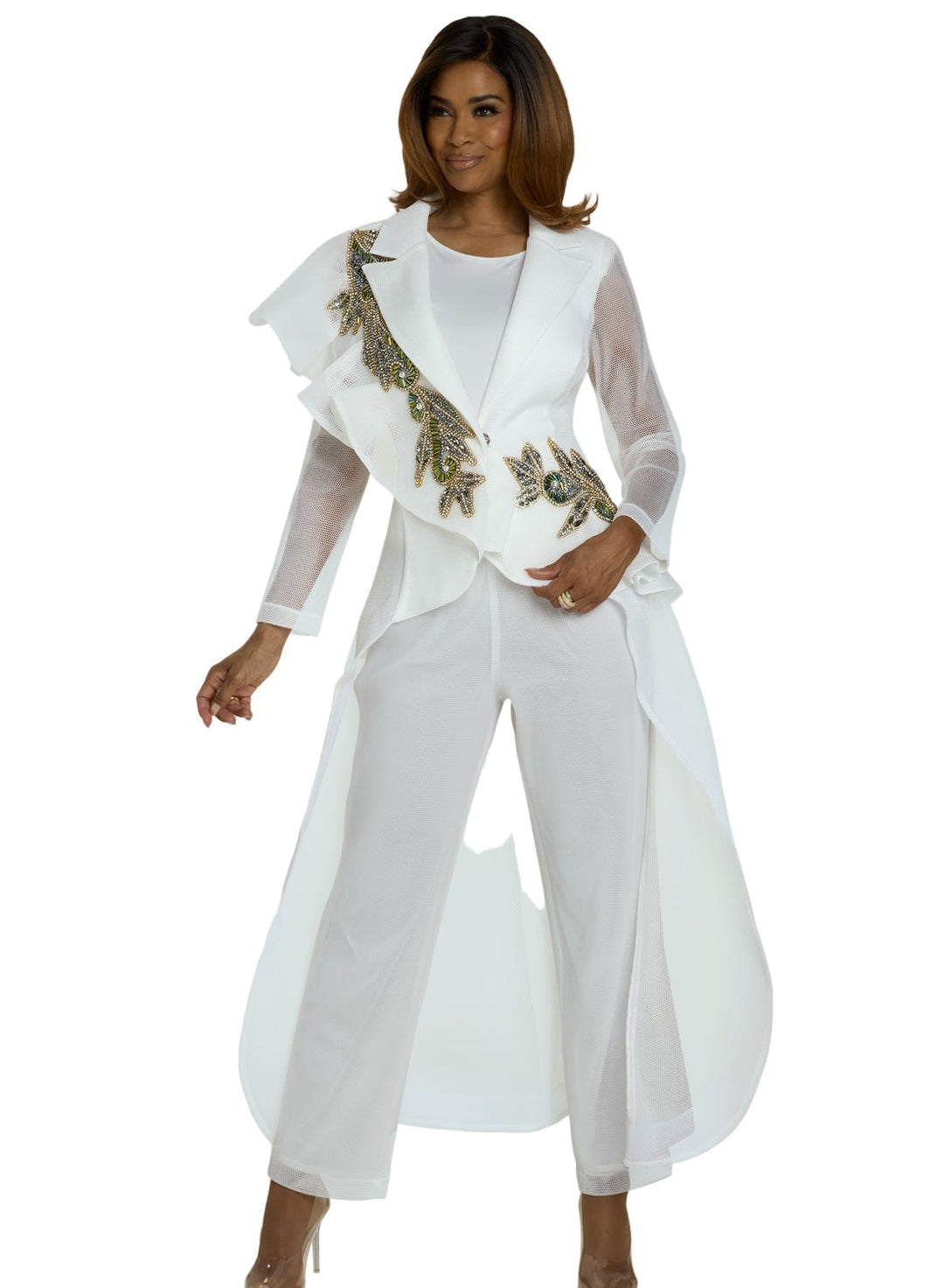 Donna Vinci Couture, Style 5869 - 3pc. Jacket, Cami & Pant Set - Especially Yours