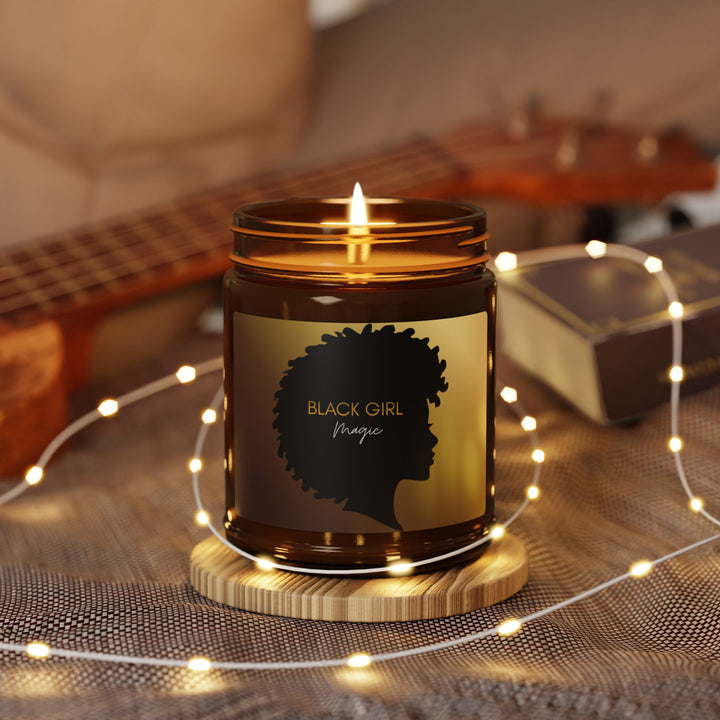 Black Girl Magic Scented Soy Candle — Amber Jar - Especially Yours