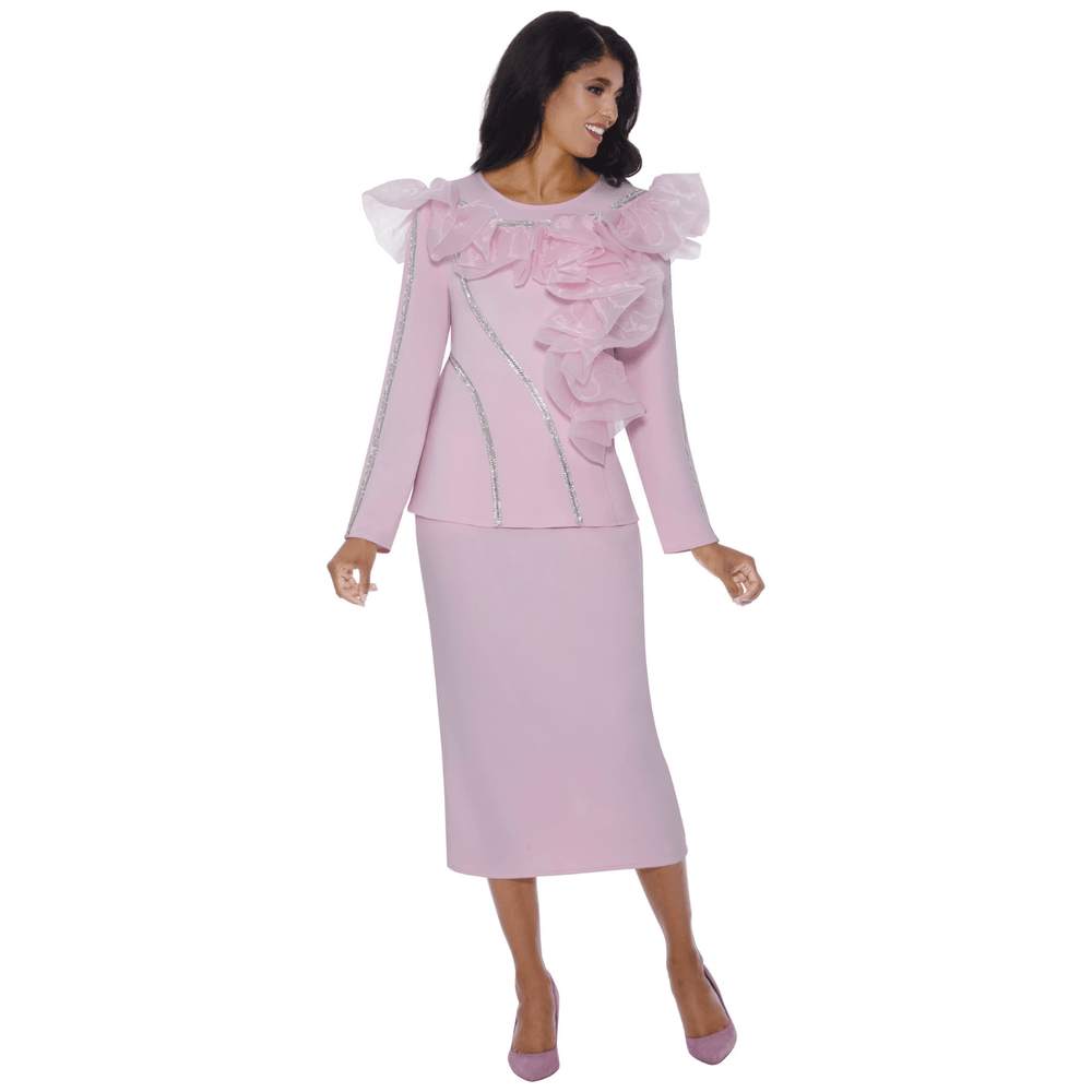 2pc Scuba Fabric Jacket And Skirt SL600542 - Especially Yours