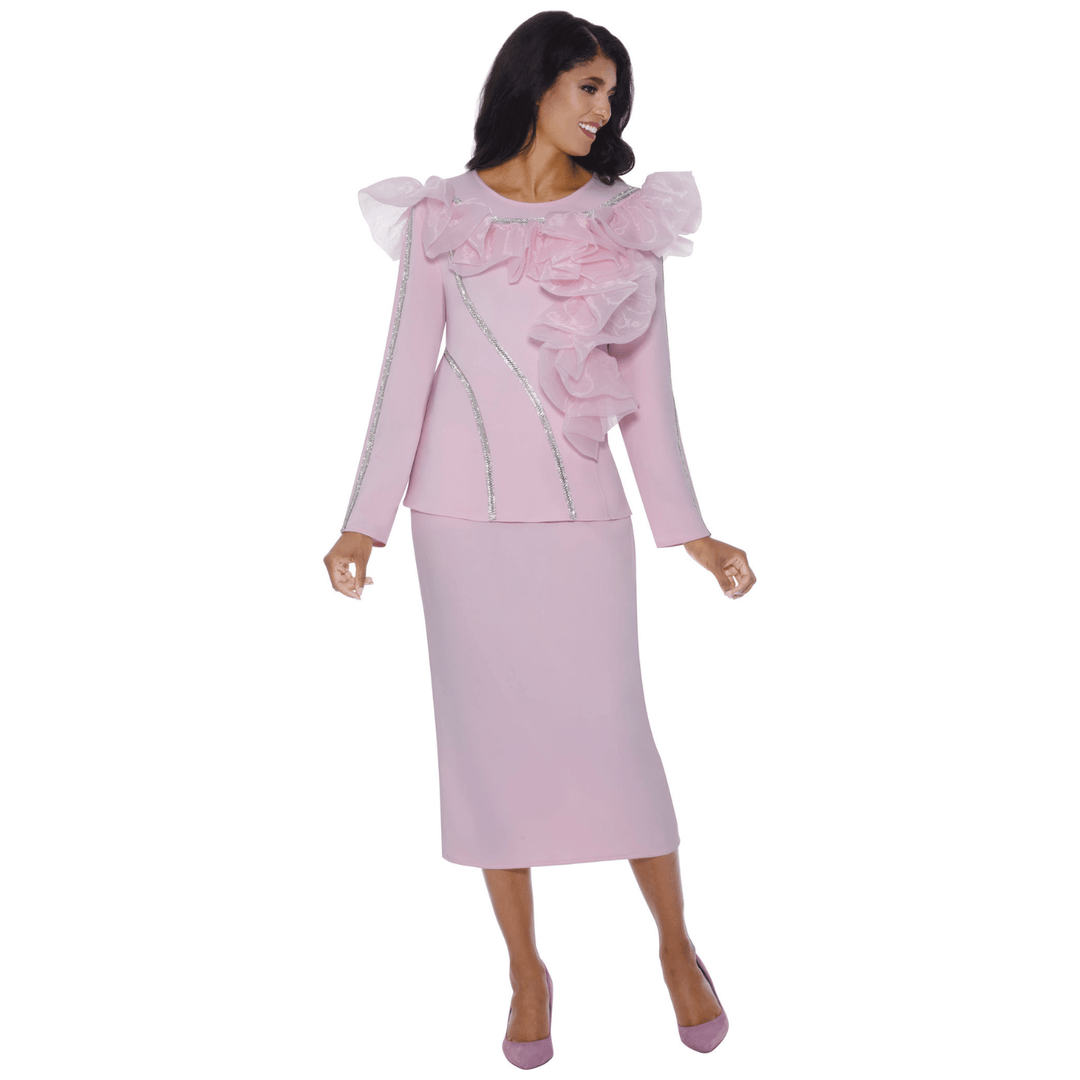 2pc Scuba Fabric Jacket And Skirt SL600542 - Especially Yours