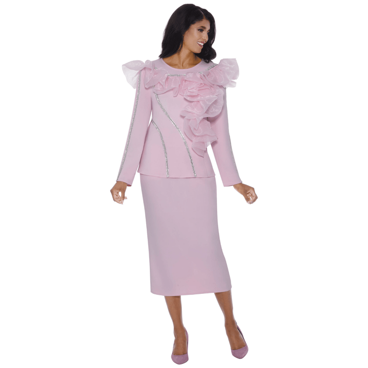 2pc Scuba Fabric Jacket And Skirt SL600542 - Especially Yours