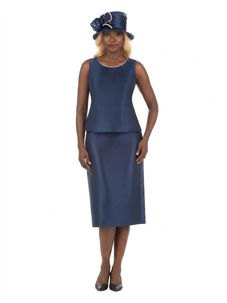 3pc Embellished Brcd+Silky Twl Skt Suit - Plus - Especially Yours