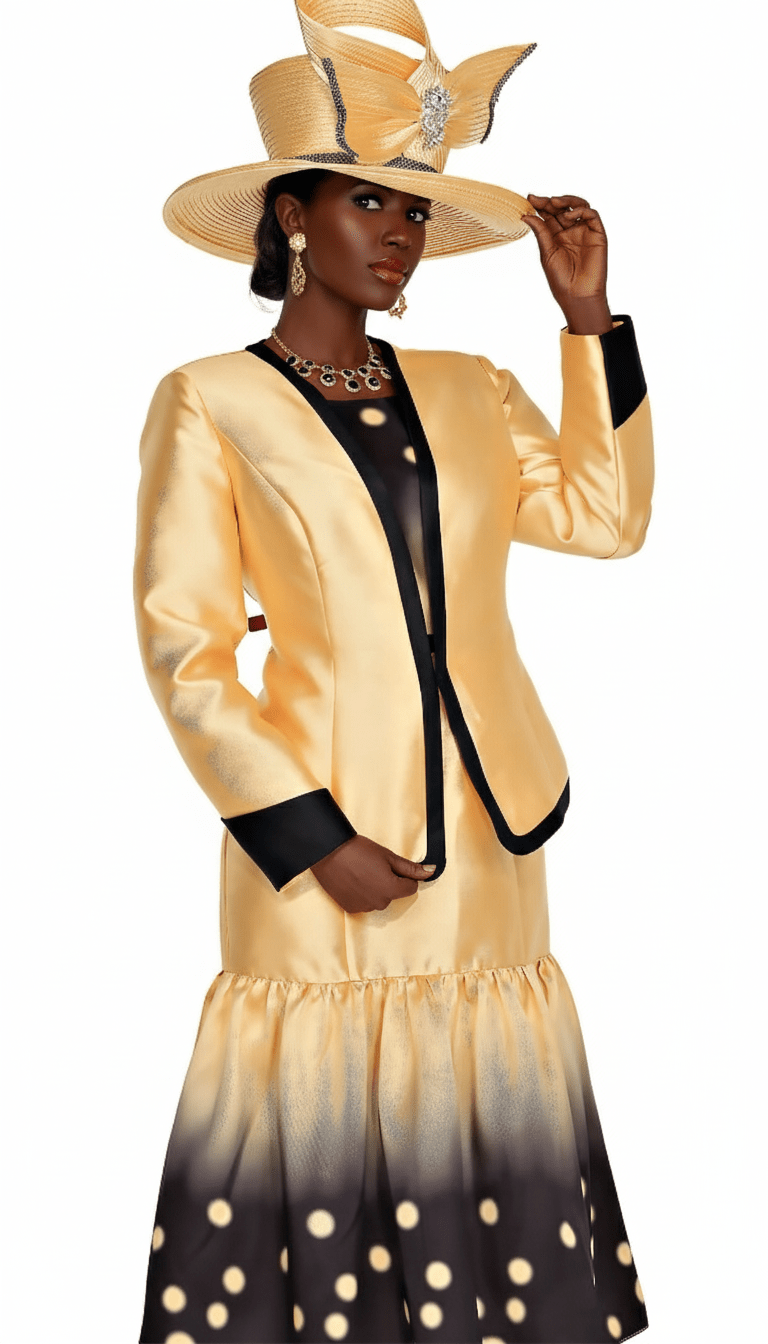 Elegant Ombre Polka Dot Prairie Hem Dress with Matching Jacket Set - Especially Yours