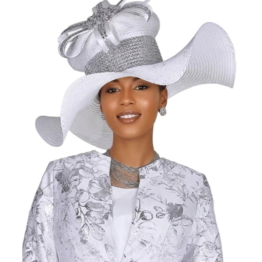 Stunning Embellished Church Hat for Elegant Women H6269 - Especially Yours