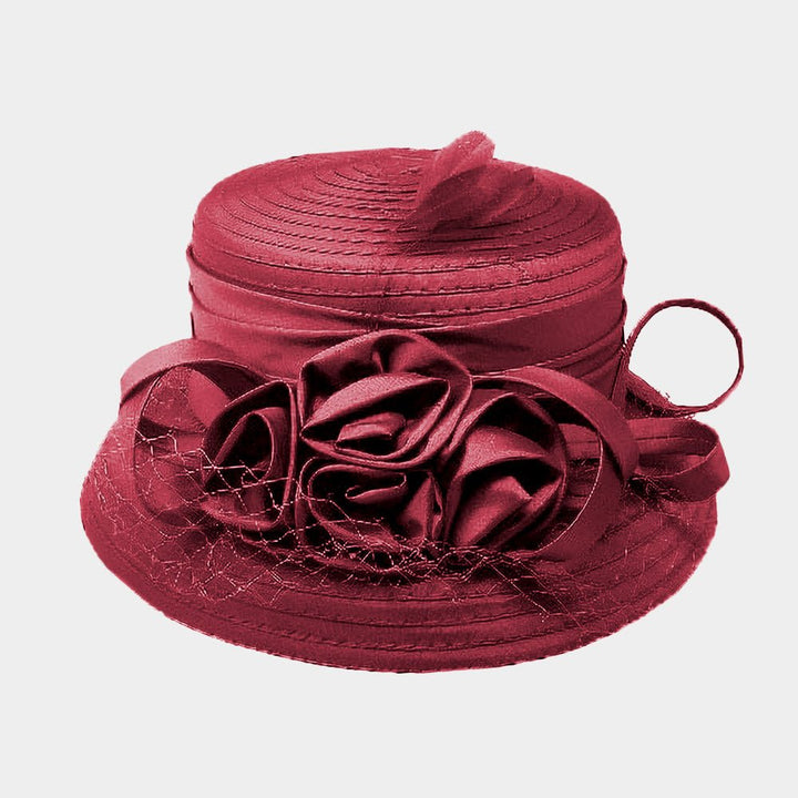 Rose Accented Dressy Hat - Especially Yours