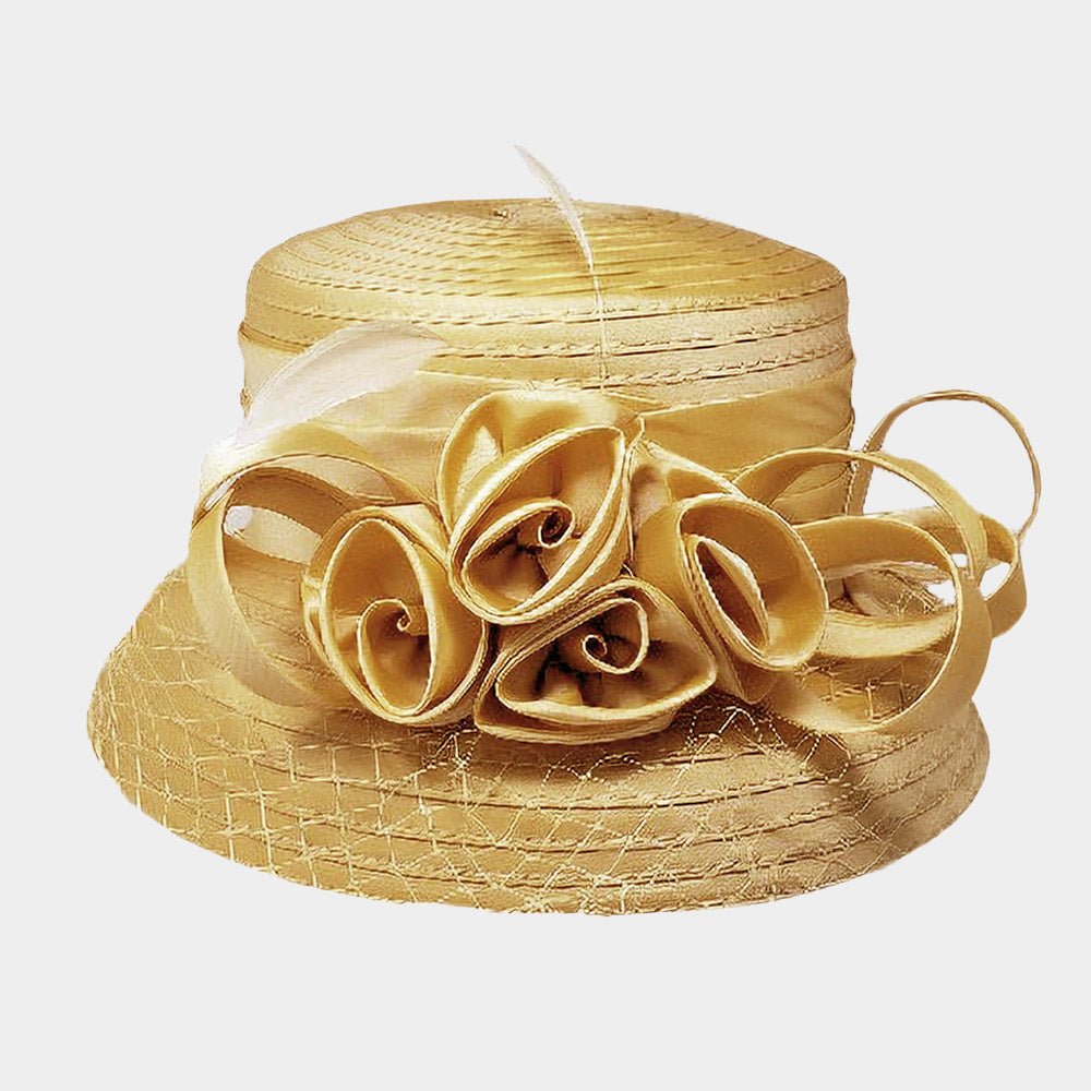 Rose Accented Dressy Hat - Especially Yours