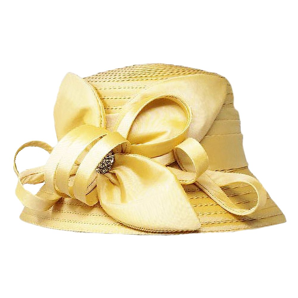 Bow Accented Dressy Hat
