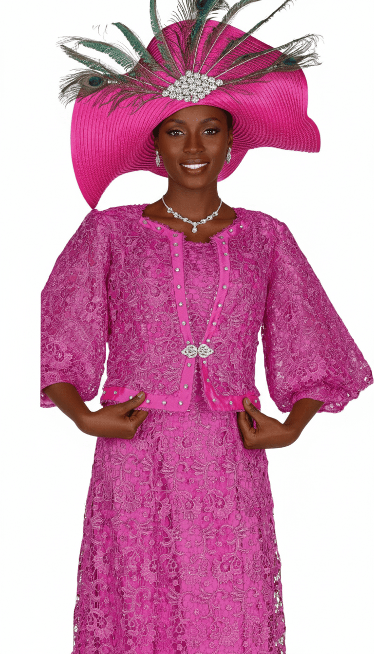 Elegant Fuchsia Lace Midi Dress Jacket with Rhinestone Trim Special Occasion - Especially Yours