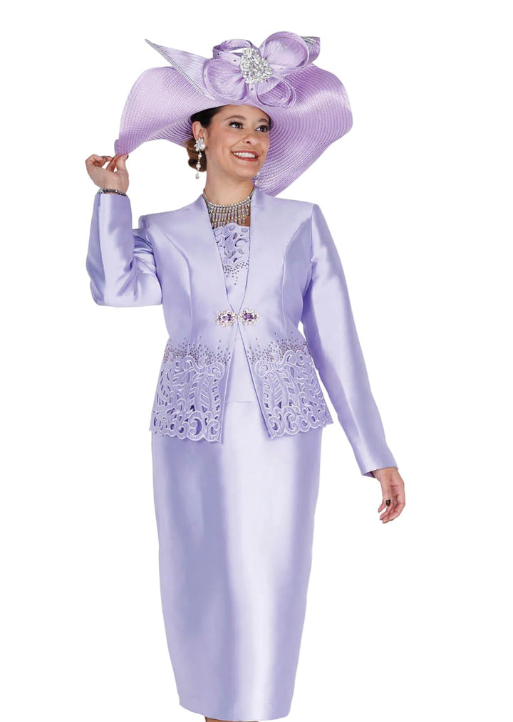 Champagne Italy Elegant Three - Piece Skirt Suit - Especially Yours