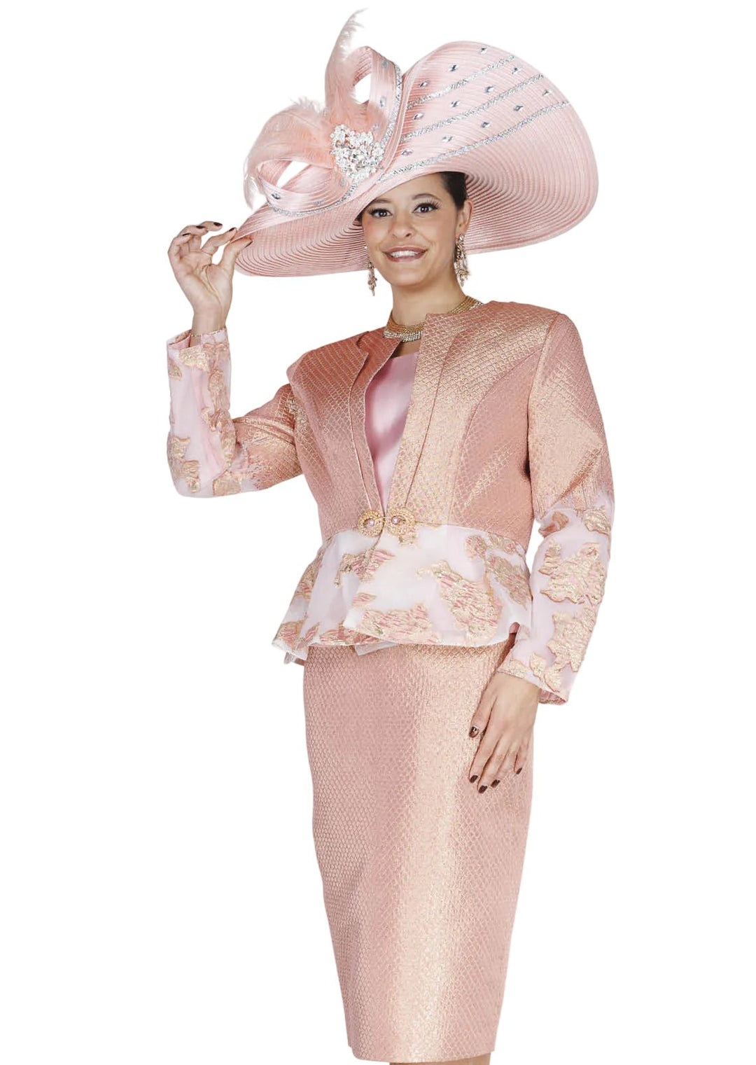 Champagne Italy 6215 Church Suit - Especially Yours