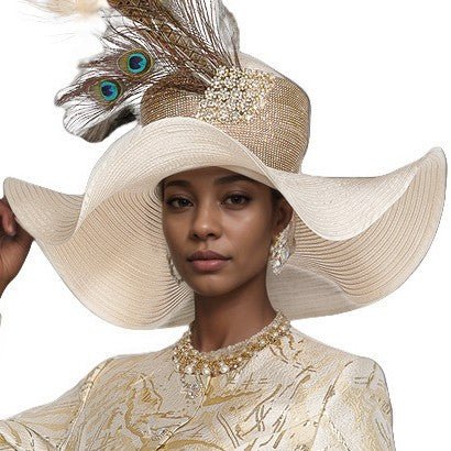 Abstract Brocade Hat - Especially Yours