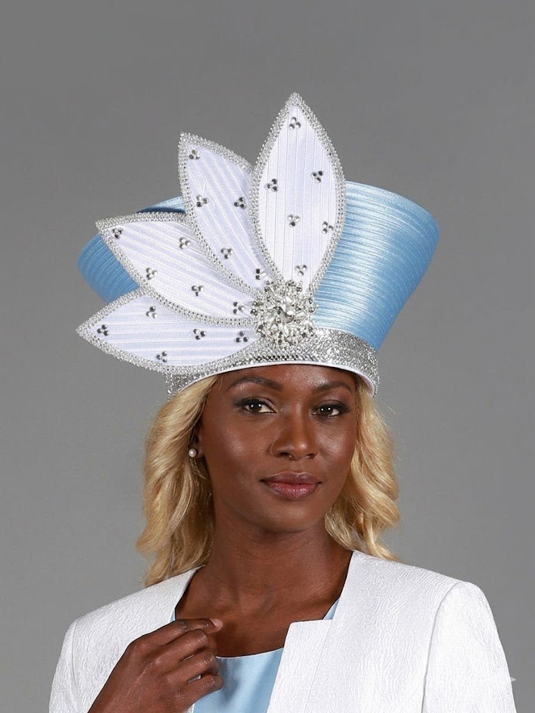Rhinestone Petal Crown Statement Hat - Especially Yours