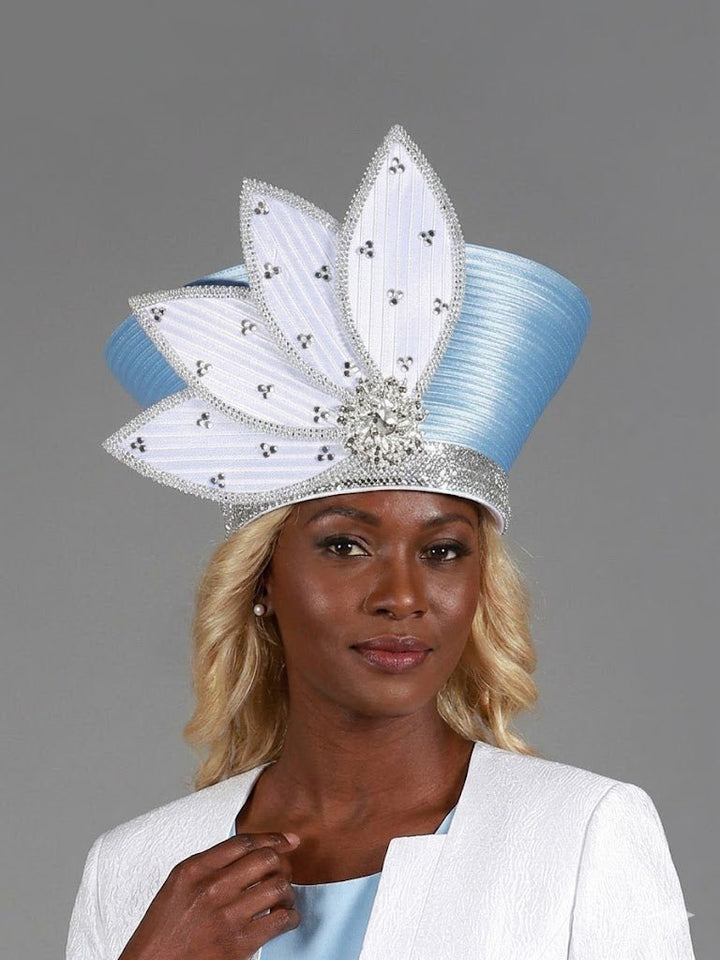 Rhinestone Petal Crown Statement Hat - Especially Yours