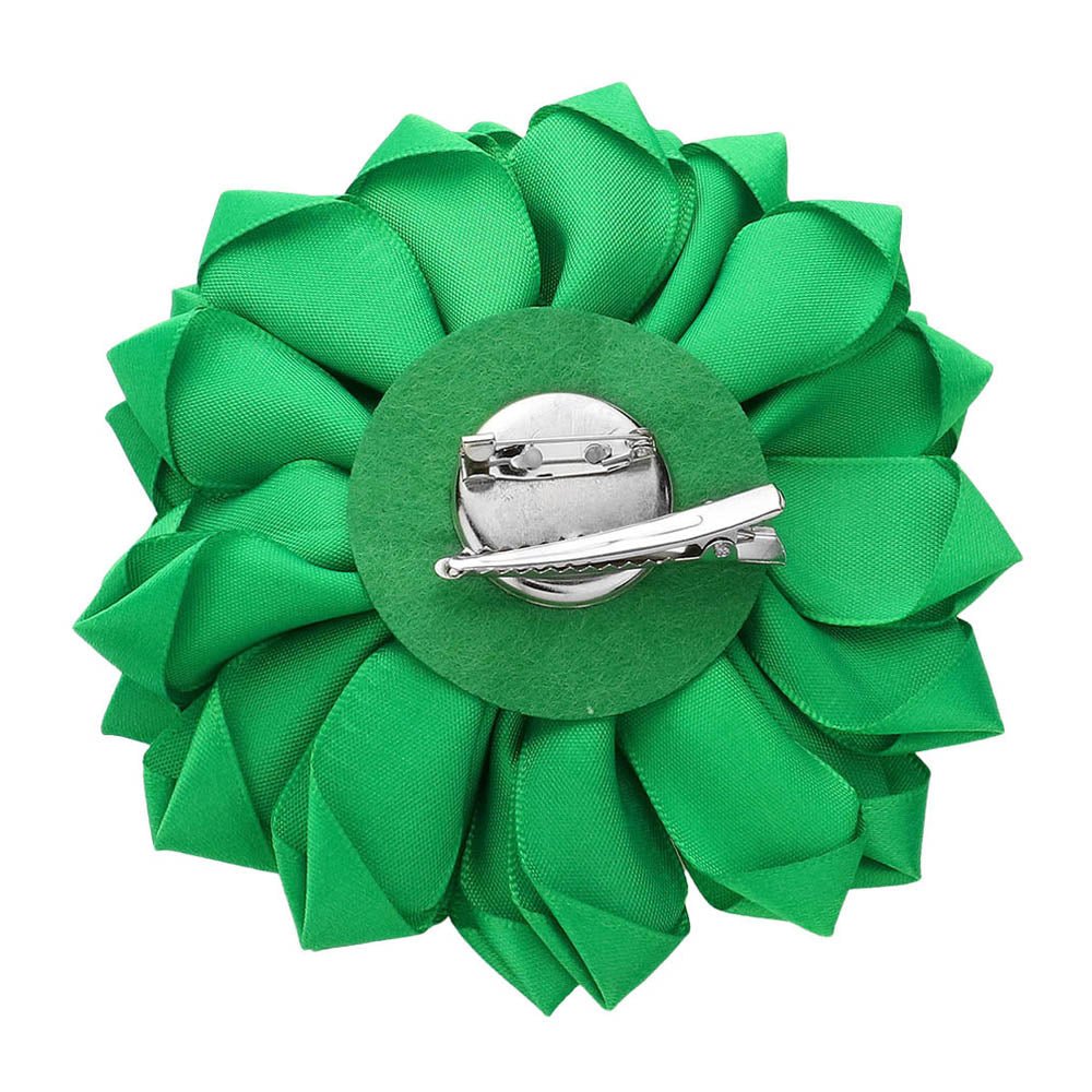 Pearl Pointed Flower Ribbon Brooch / Hair Clip - Especially Yours