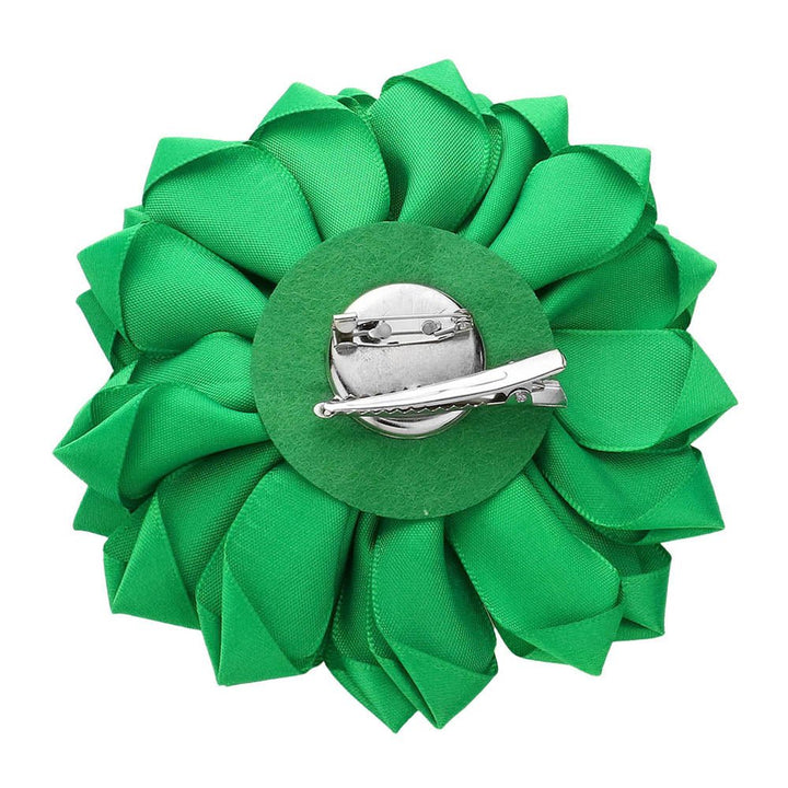 Pearl Pointed Flower Ribbon Brooch / Hair Clip - Especially Yours
