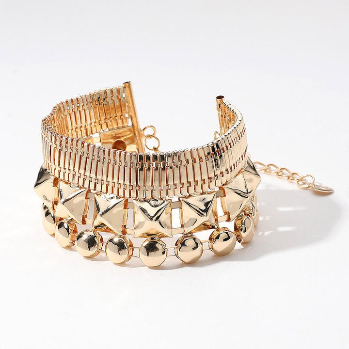 Abstract Metal Wide Bracelet - Especially Yours