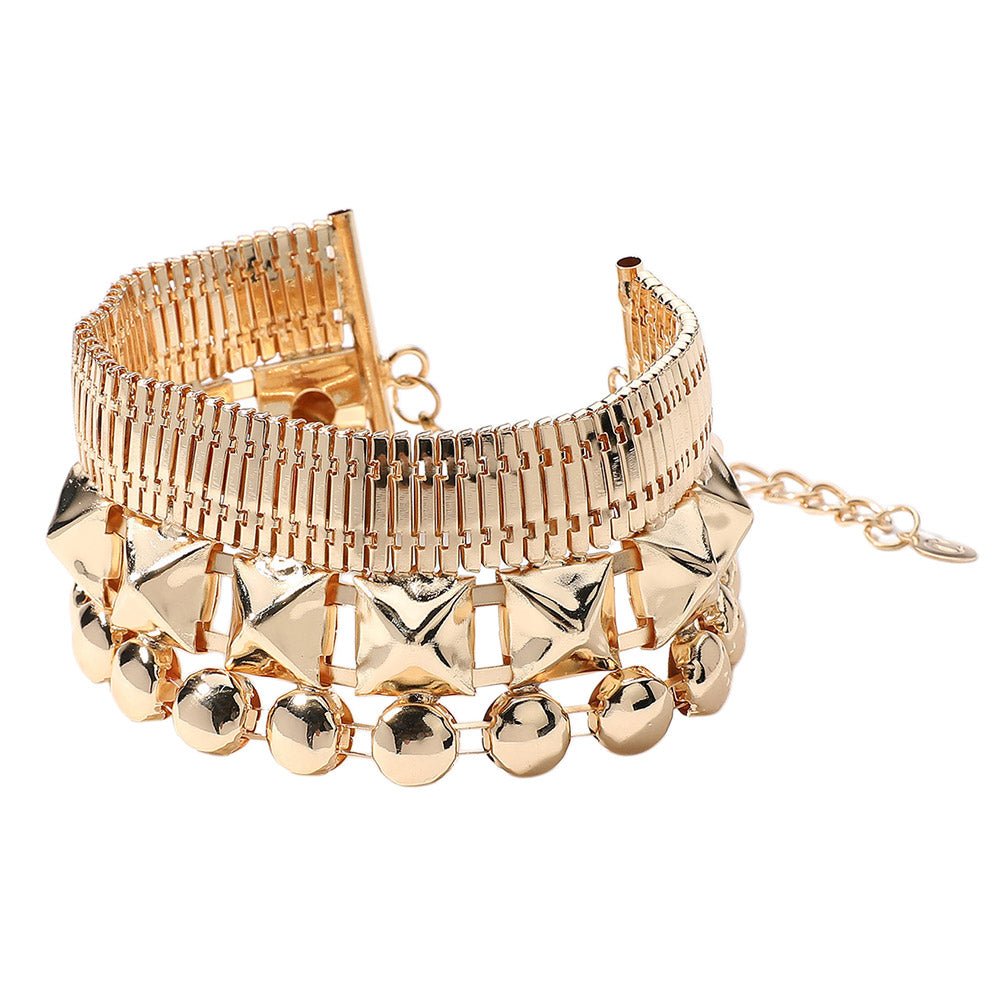 Abstract Metal Wide Bracelet - Especially Yours