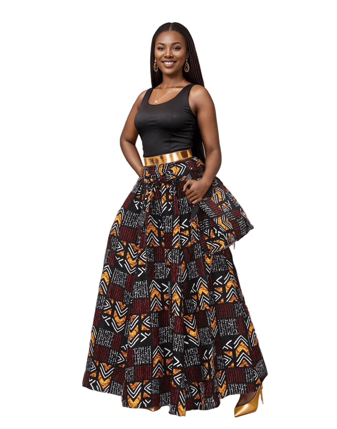 Let's Go Out Maxi Skirt & Shoulder Bag Set - Especially Yours