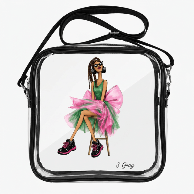 Tulle & Sneakers Clear Crossbody - Especially Yours
