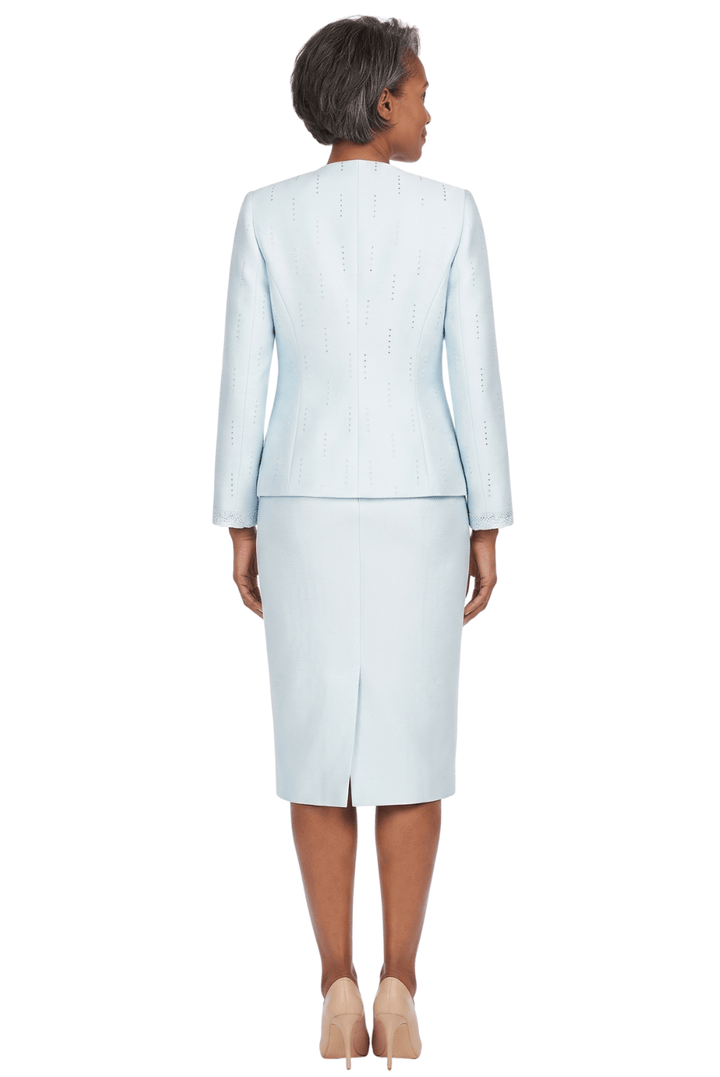 3pc Silky Twill Skt Suit w/ Meteoric Stones - Especially Yours
